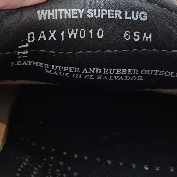 G.H Bass Women's Whitney Super Lug Weejuns Penny Loafer Black Leather - Size 6.5 - Picture 15 of 16